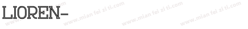 lioren字体转换