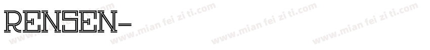 rensen字体转换