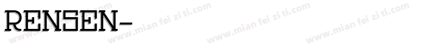 rensen字体转换