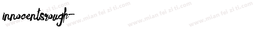 innocentsrough字体转换