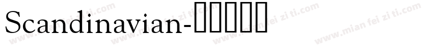 Scandinavian字体转换