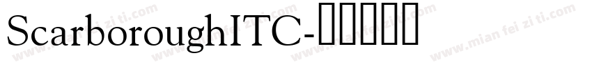 ScarboroughITC字体转换