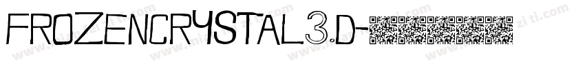 FrozenCrystal3D字体转换