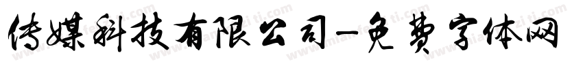 传媒科技有限公司字体转换