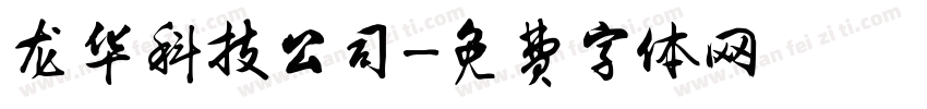 龙华科技公司字体转换