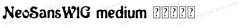 NeoSansW1G-medium字体转换