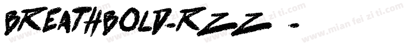 BreathBold-Rzz3字体转换