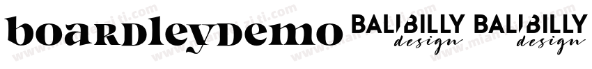 BoardleyDemo字体转换