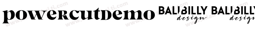 PowercutDemo字体转换