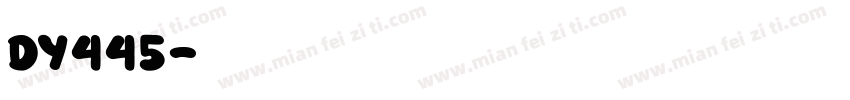 DY445字体转换