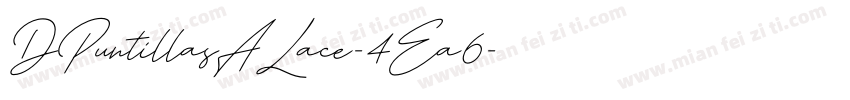 DPuntillasALace-4Ea6字体转换