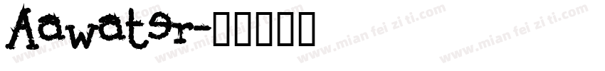 Aawater字体转换