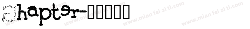 Ghapter字体转换