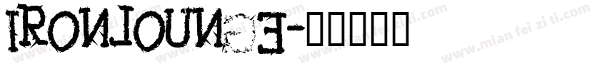 IRONLOUNGE字体转换