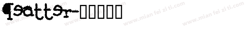 Peatter字体转换