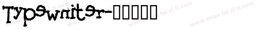 Typewniter字体转换