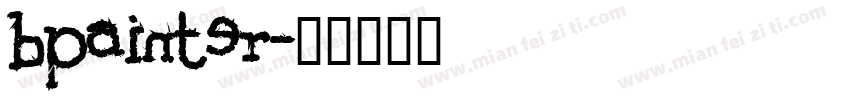 bpainter字体转换