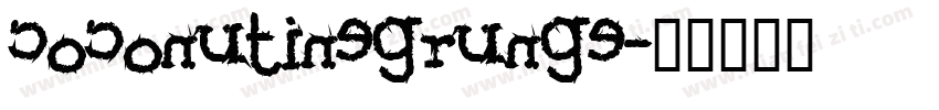 coconutinegrunge字体转换