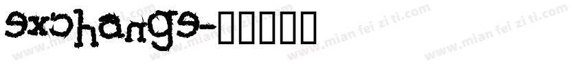 exchange字体转换