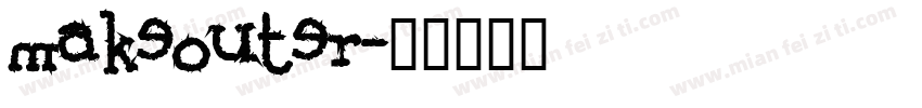 makeouter字体转换