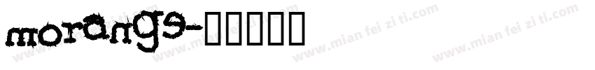morange字体转换