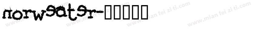 norweater字体转换