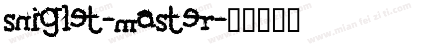 sniglet-master字体转换