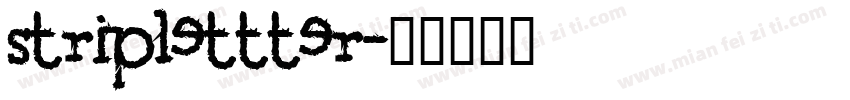 striplettter字体转换
