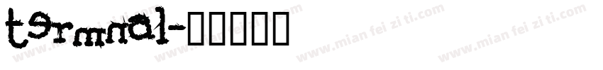 termnal字体转换