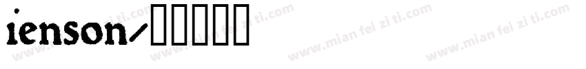 jenson字体转换