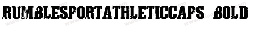 RumblesportAthleticCaps-Bold字体转换