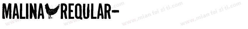 Malina1Reqular字体转换