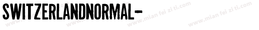 Switzerlandnormal字体转换