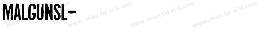 malgunsl字体转换