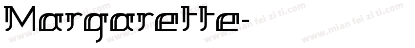 Margarette字体转换