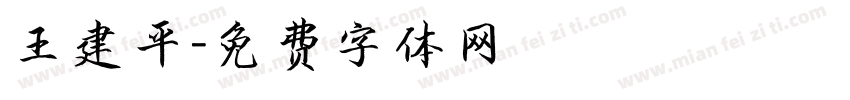 王建平字体转换