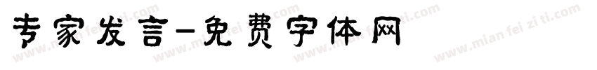 专家发言字体转换