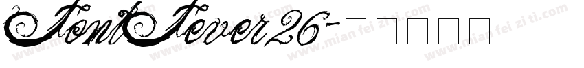 FontFever26字体转换