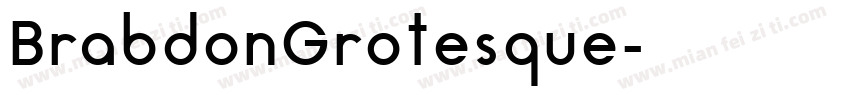 BrabdonGrotesque字体转换