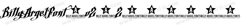 BillyArgelFont-vZ8Z字体转换