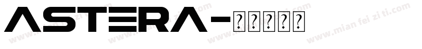 astera字体转换