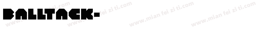 BALLTACK字体转换
