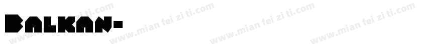 Balkan字体转换