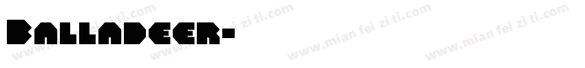 Balladeer字体转换