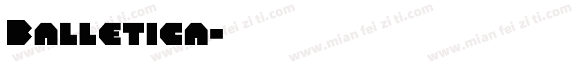 Balletica字体转换