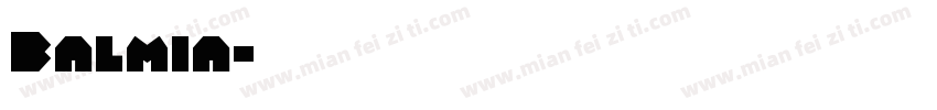 Balmia字体转换