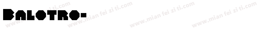 Balotro字体转换