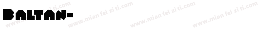 Baltan字体转换