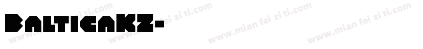 BalticaKZ字体转换