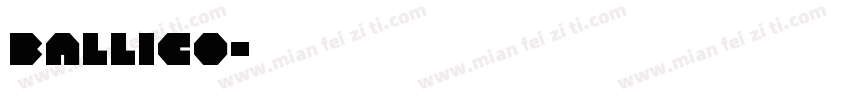 ballico字体转换